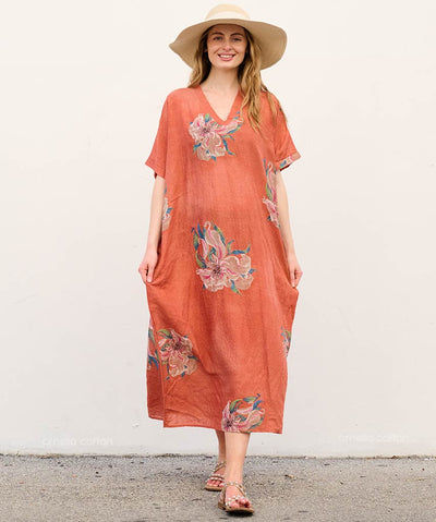 CASUAL DRESS – DRESSED IN WILDFLOWERS