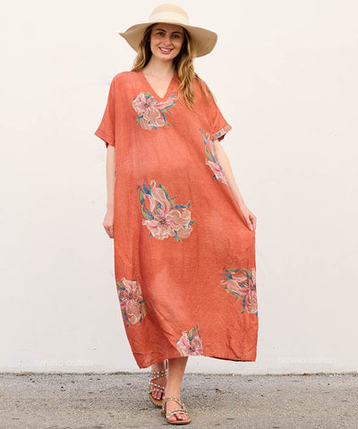 CASUAL DRESS – DRESSED IN WILDFLOWERS