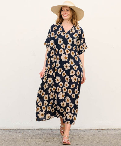 CASUAL DRESS – FIELDS OF FLORAL WHISPERS