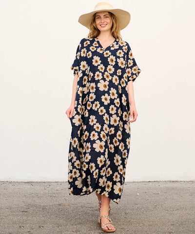 CASUAL DRESS – FIELDS OF FLORAL WHISPERS