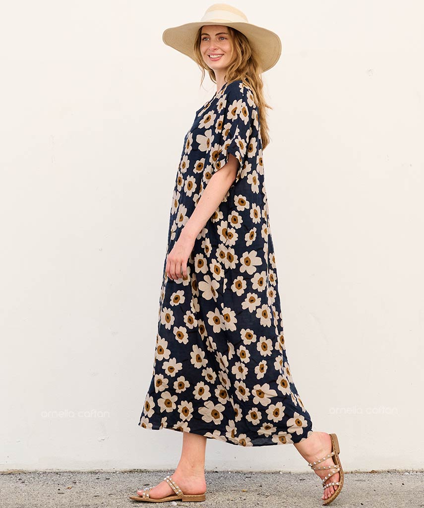 CASUAL DRESS – FIELDS OF FLORAL WHISPERS