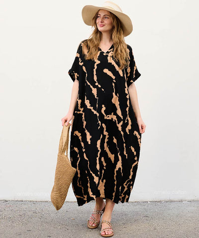 CASUAL DRESS – GOLDEN DUNES FLOW