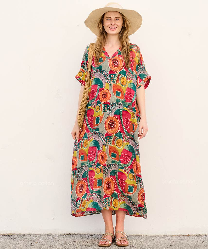 CASUAL DRESS – GEOMETRIC ECHOES