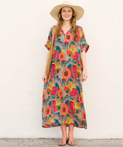 CASUAL DRESS – GEOMETRIC ECHOES