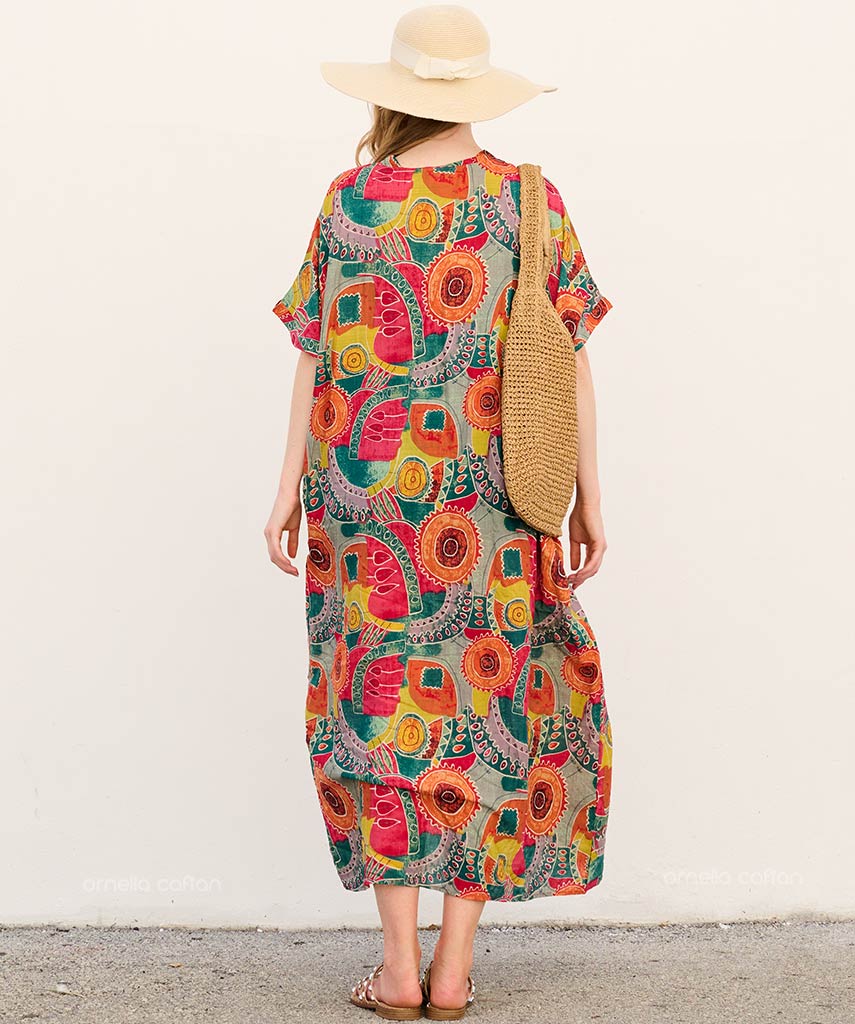 CASUAL DRESS – GEOMETRIC ECHOES