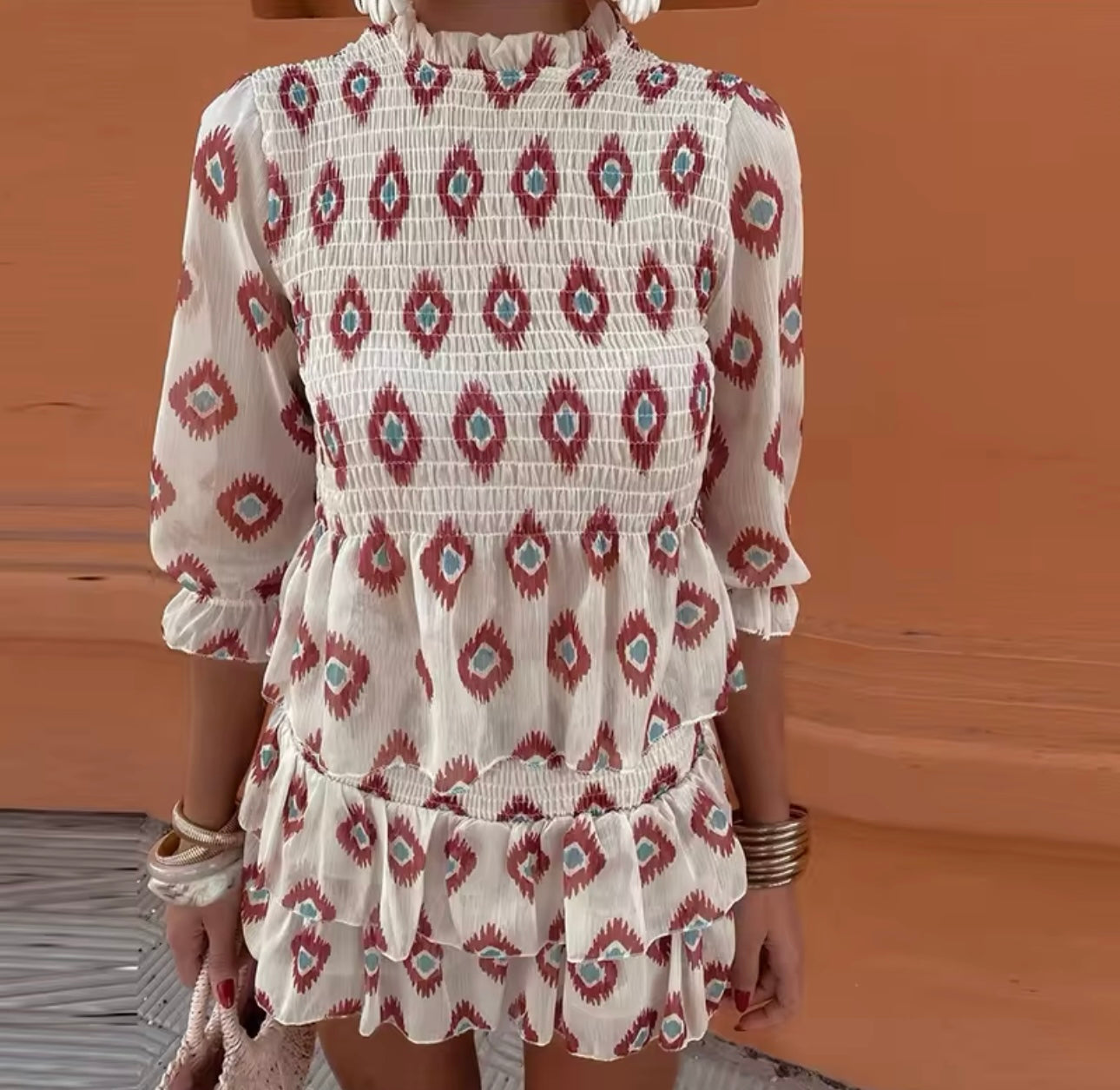 JULIETTE – VINTAGE BLOOM MINI DRESS