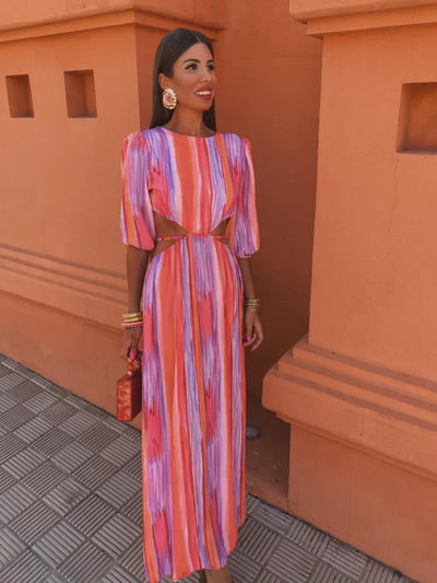 PALOMA – SCULPTED CUT-OUT SILHOUETTE DRESS