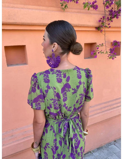 MELYS – PRINTED CHARM MIDI DRESS