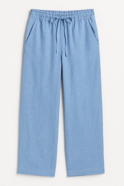 ELOISE – BREEZY LINEN BLEND SUMMER TROUSERS