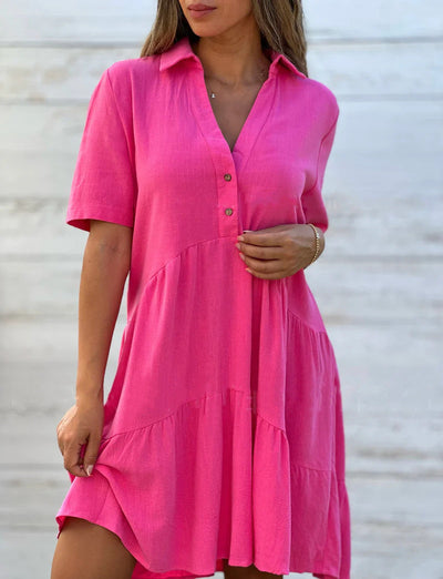 LUNA – SUNLIT EASE LINEN DRESS