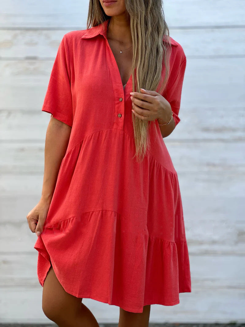 LUNA – SUNLIT EASE LINEN DRESS