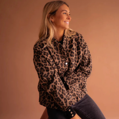 DAWN – WILD GRACE LEOPARD BOMBER