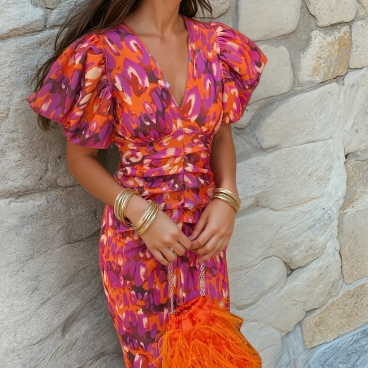 CAROLE – VIBRANT FLAIR FIESTA DRESS