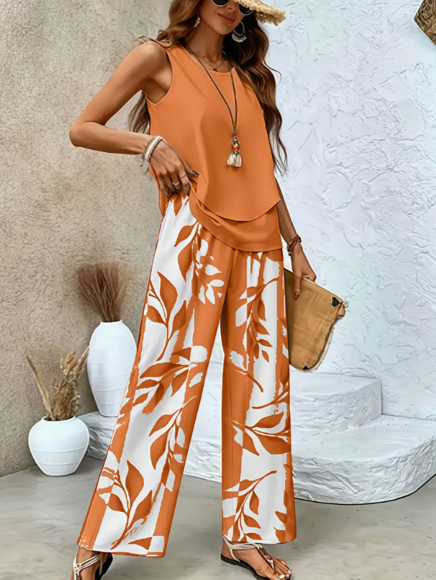 ROSALIND – ELEGANT TWO-PIECE SET WITH POISED SOPHISTICATION