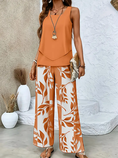 ROSALIND – ELEGANT TWO-PIECE SET WITH POISED SOPHISTICATION
