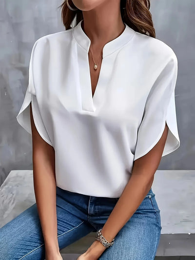 THALIA – TAILORED GRACE SILK BLOUSE