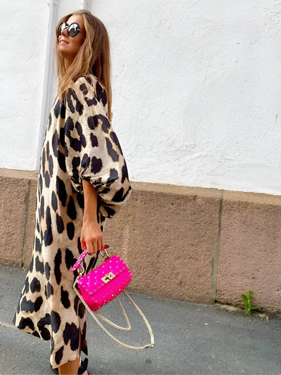 SILVIE – BOLD GRACE LEOPARD DRESS