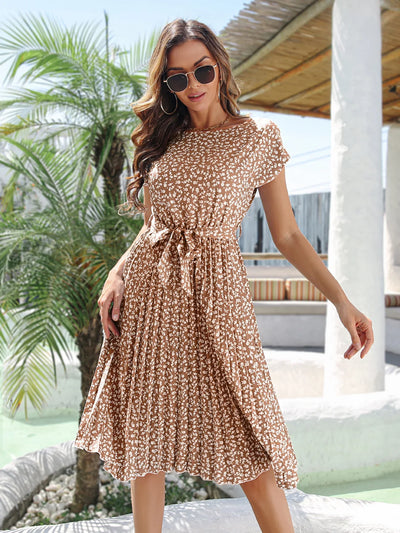 ANETTE – DELICATE BLOOM WHISPERS MIDI DRESS