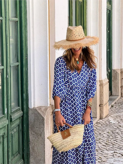 APRIL – FREE-SPIRITED CHARM BOHO MAXI DRESS