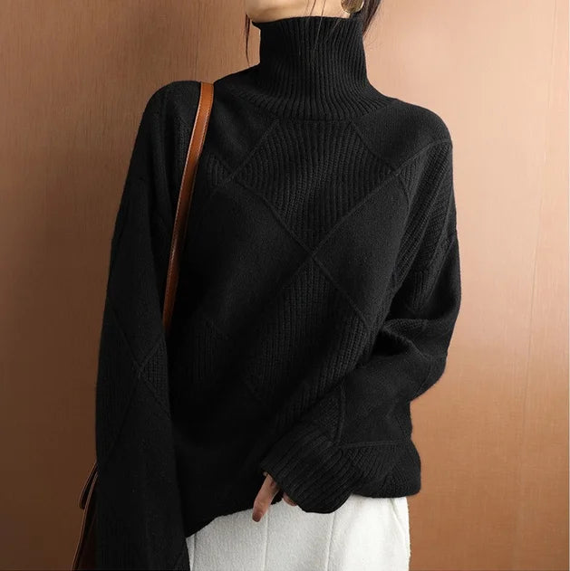 PATRICIA - ARGYLE SWEATER