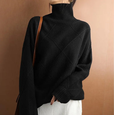 PATRICIA - ARGYLE SWEATER