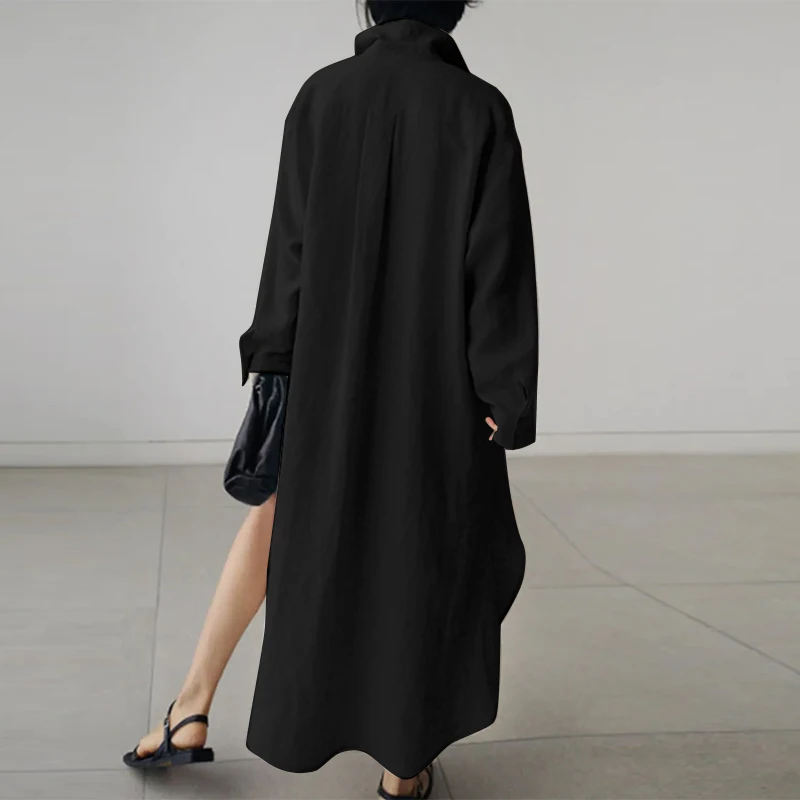 LUNA – RELAXED CHARM OVERSIZED SHIRT DRESS