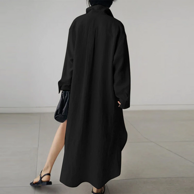 LUNA – RELAXED CHARM OVERSIZED SHIRT DRESS