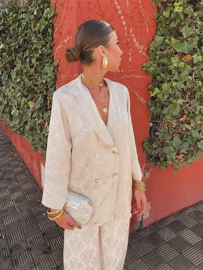 ELOISE – TAILORED JACQUARD SOPHISTICATION