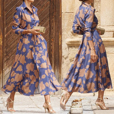 ÉLISE – TIMELESS GRACE LONG-SLEEVE DRESS