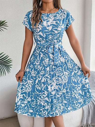 AMAL – BLOOMING GRACE FLORAL PRINT DRESS