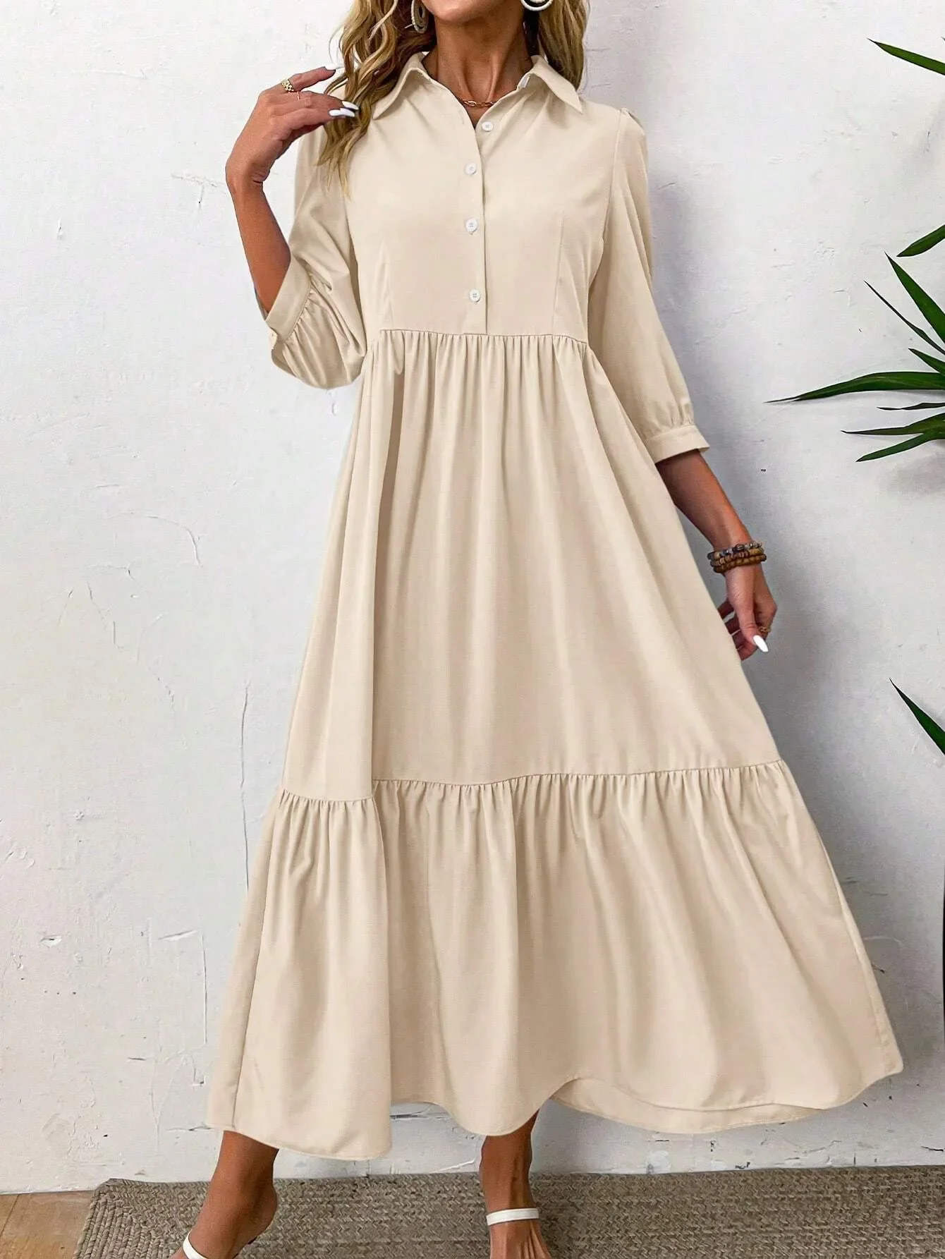 LUNA – EFFORTLESS FLOW SHIRT DRESS
