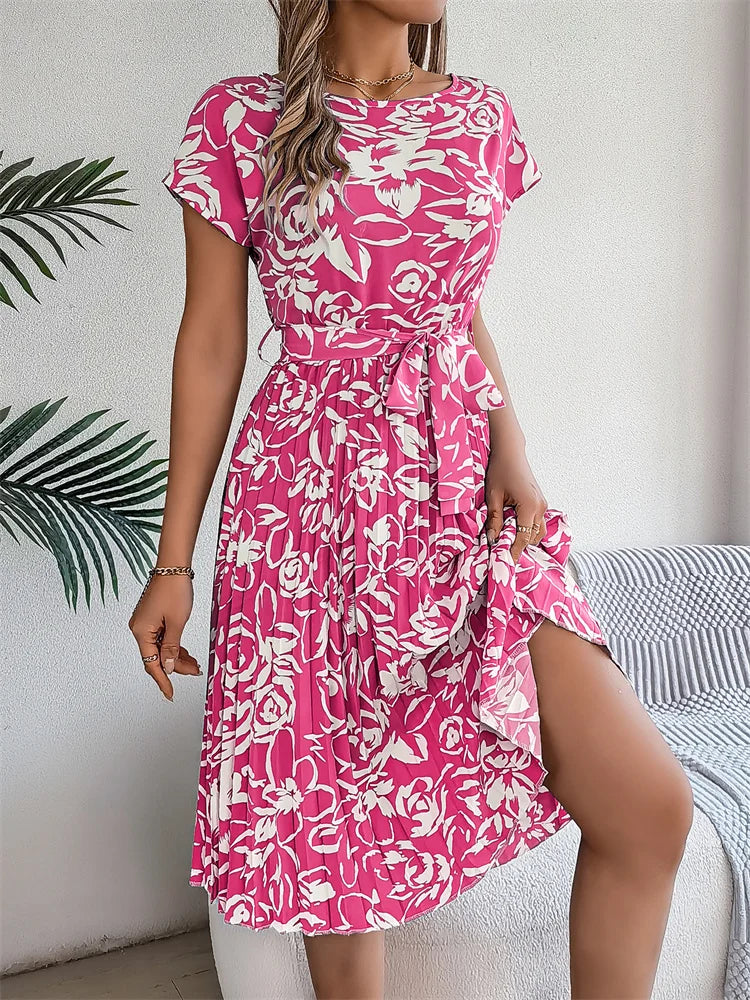 AMAL – BLOOMING GRACE FLORAL PRINT DRESS