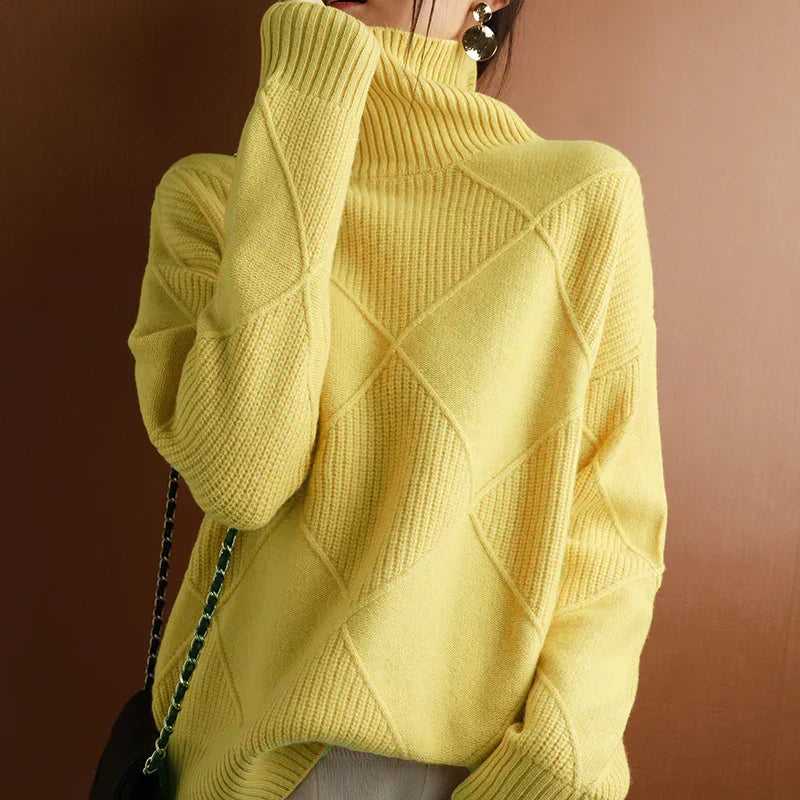 PATRICIA - ARGYLE SWEATER