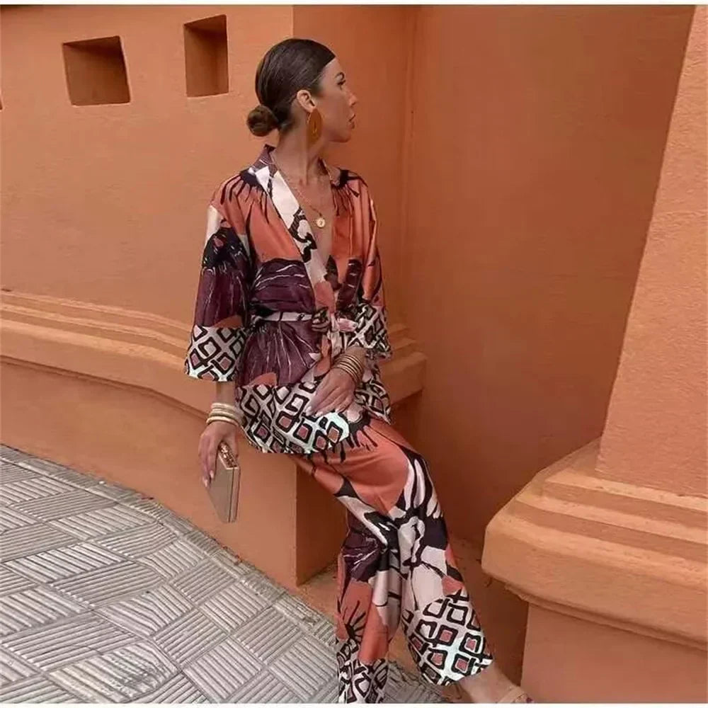 CLAUDIA – MODERN PRINTS TWO-PIECE SET