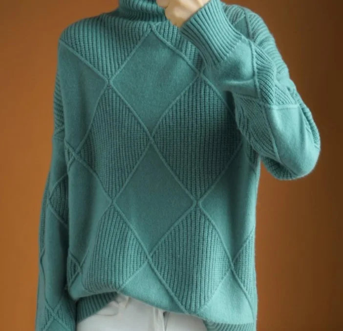 PATRICIA - ARGYLE SWEATER