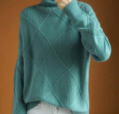 PATRICIA - ARGYLE SWEATER