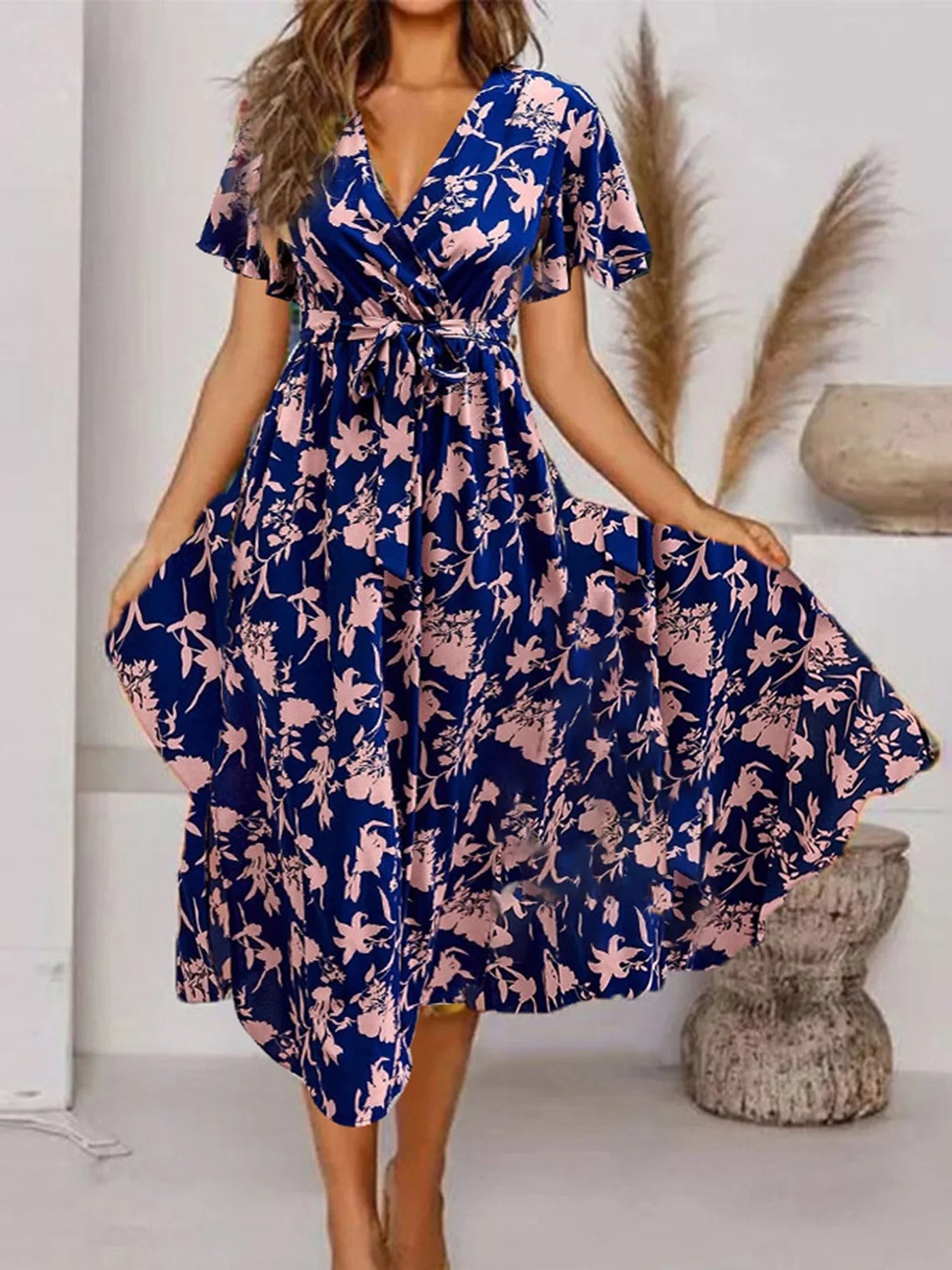 EVY – ROMANTIC BLOSSOM DREAMS MIDI DRESS