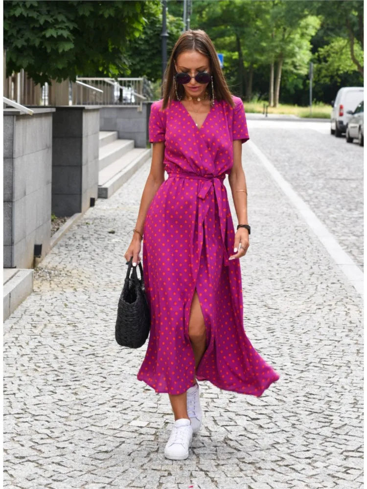 NENA – EFFORTLESS WRAP ELEGANCE DRESS