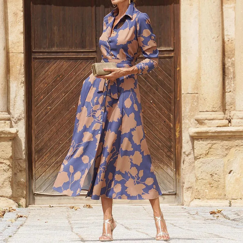 ÉLISE – TIMELESS GRACE LONG-SLEEVE DRESS