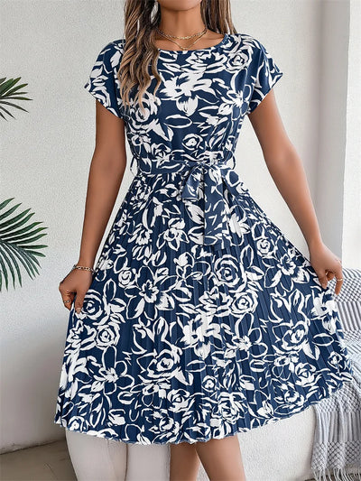 AMAL – BLOOMING GRACE FLORAL PRINT DRESS