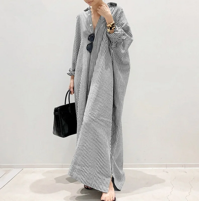 LUNA – RELAXED CHARM SHIRT DRESS