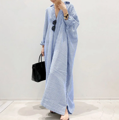 LUNA – RELAXED CHARM SHIRT DRESS