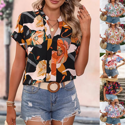 LORAINE – COLORFUL BLOUSE WITH A PLAYFUL TOUCH
