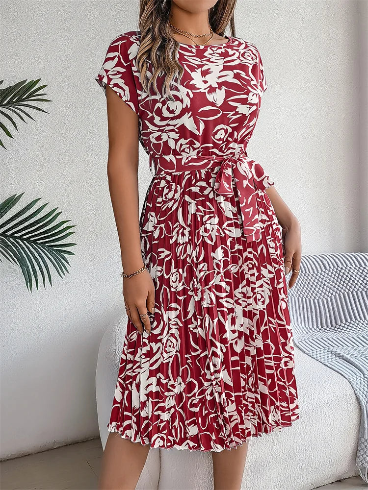 AMAL – BLOOMING GRACE FLORAL PRINT DRESS