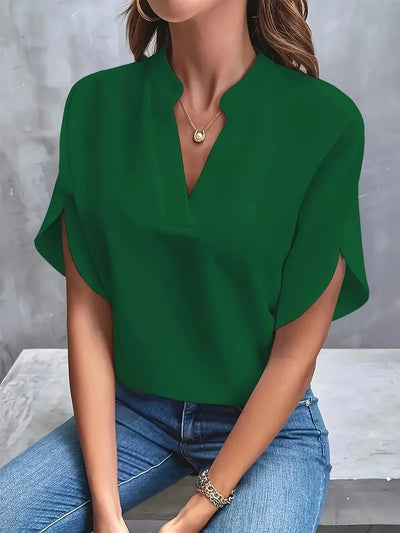 THALIA – TAILORED GRACE SILK BLOUSE