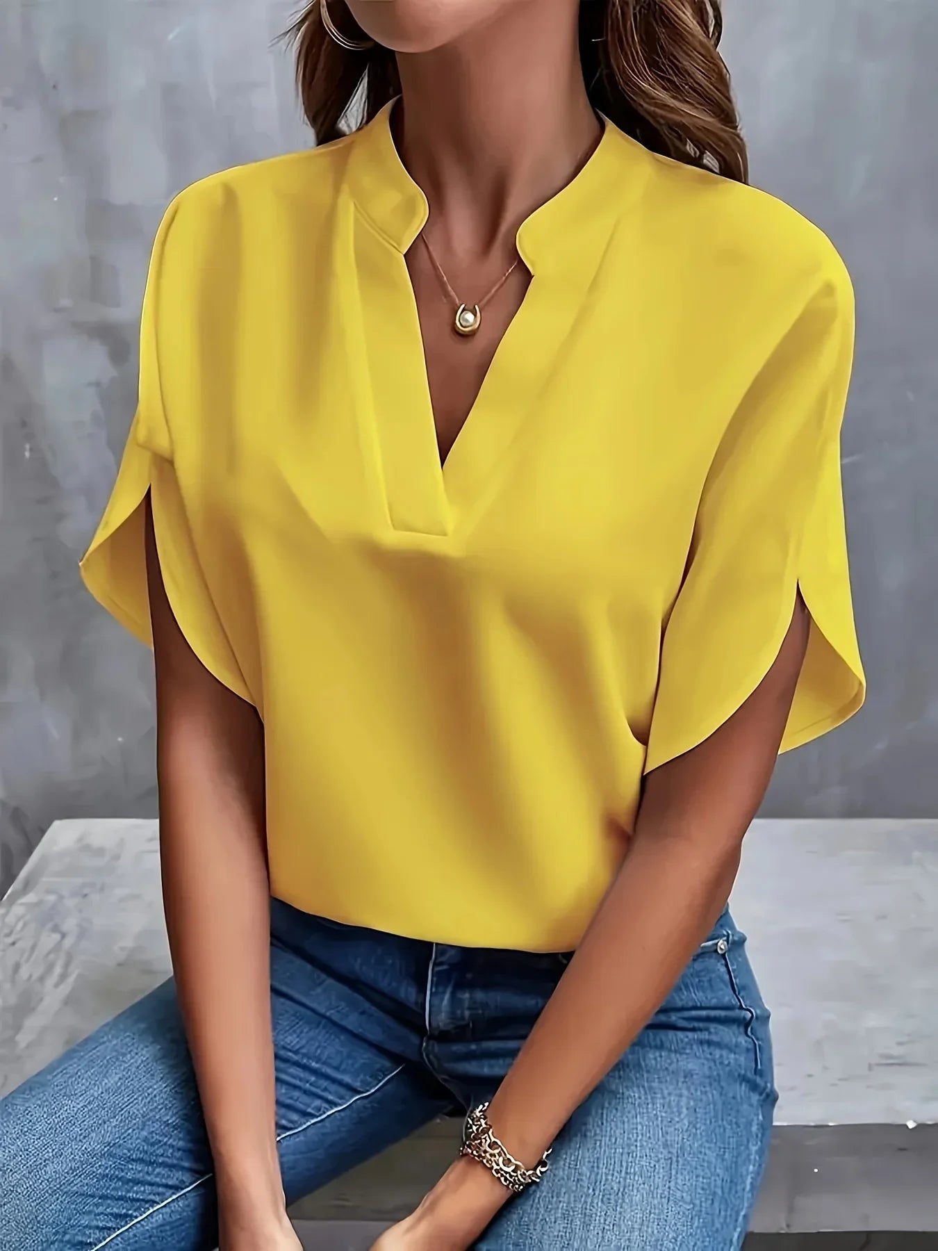 THALIA – TAILORED GRACE SILK BLOUSE