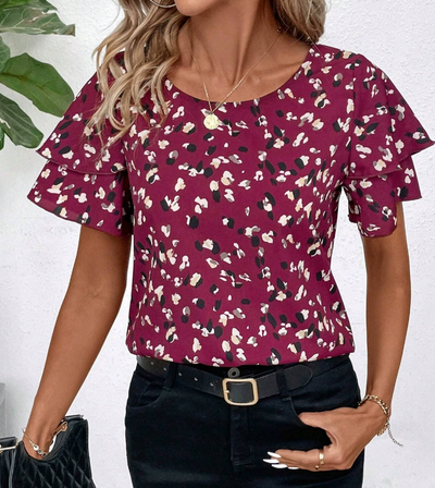 REGINA – PLAYFUL RUFFLES STATEMENT BLOUSE