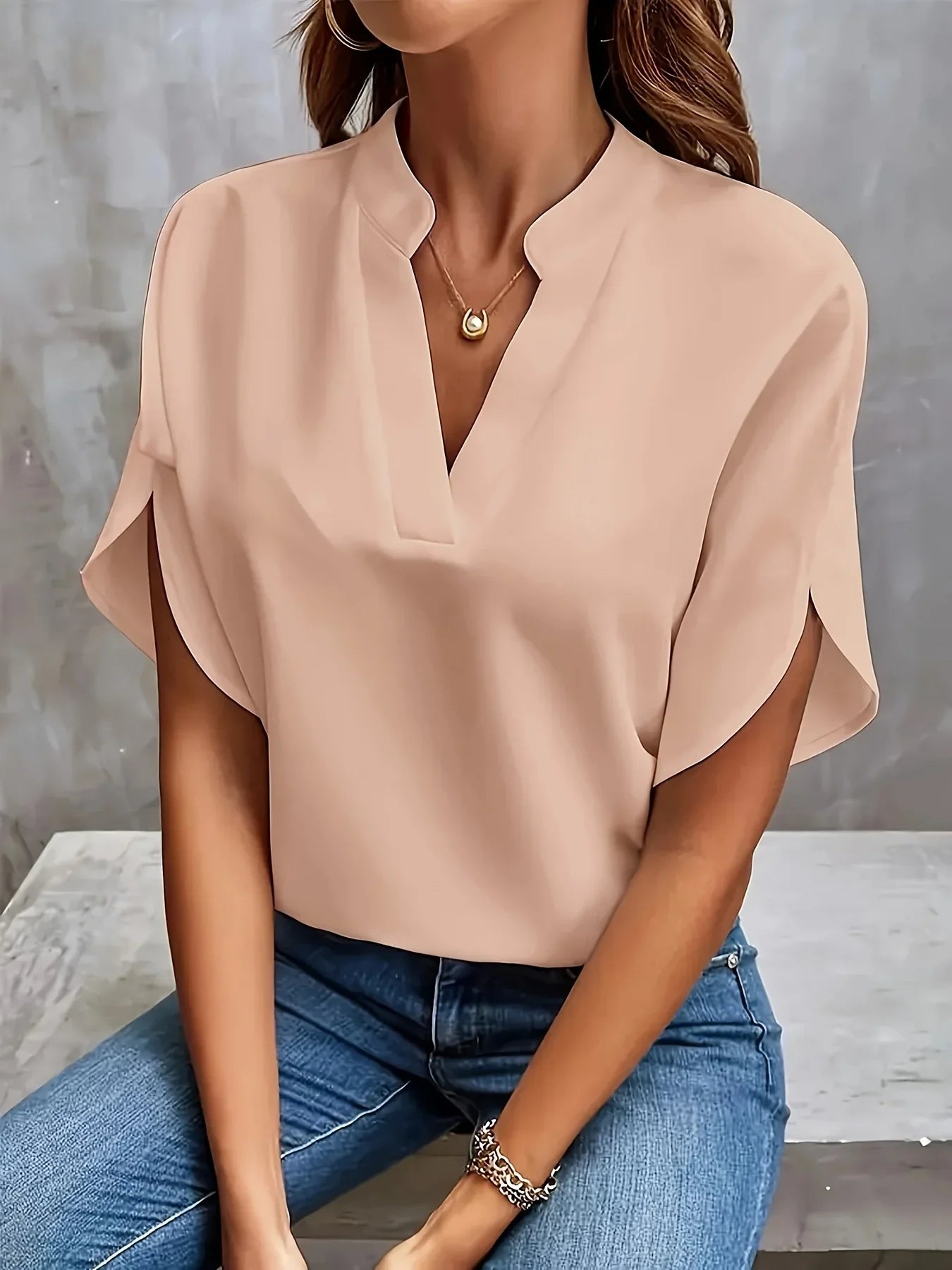 THALIA – TAILORED GRACE SILK BLOUSE