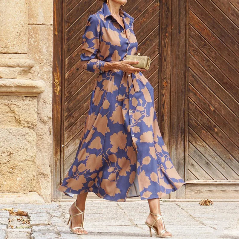 ÉLISE – TIMELESS GRACE LONG-SLEEVE DRESS