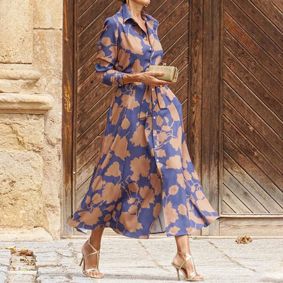 ÉLISE – TIMELESS GRACE LONG-SLEEVE DRESS